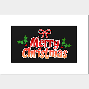 Merry Christmas Posters and Art